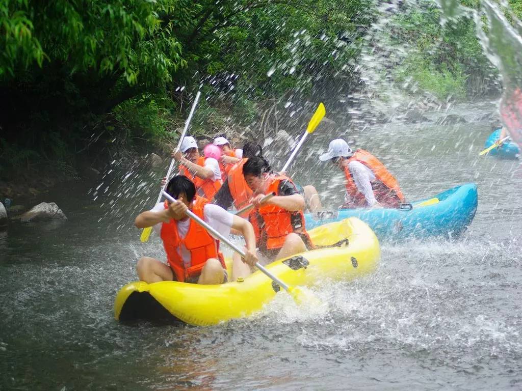 【7月23一日游】崇州九龙峡体验最刺激最巴适的漂流