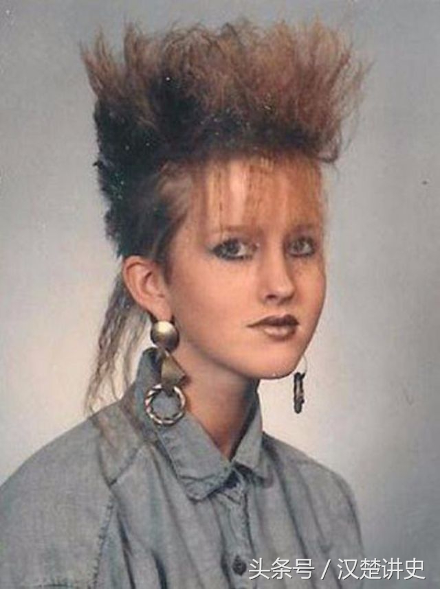 80年代外国年轻人流行的发型老照片