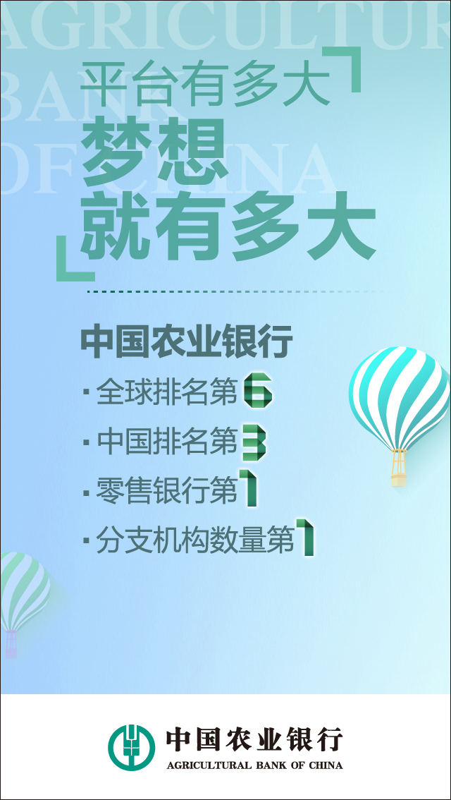 招賢納士中國農業銀行總行私人銀行部社會招聘