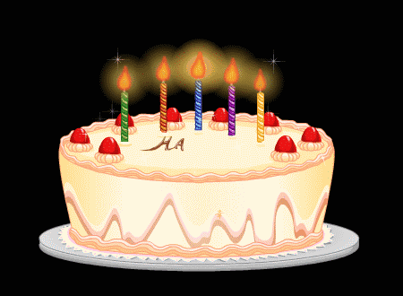 生日蛋糕动态图片gif图片
