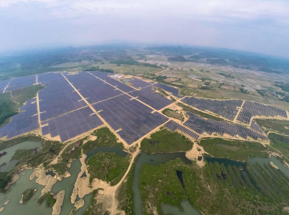 【项目欣赏】晶科能源横峰50mw农光互补光伏电站