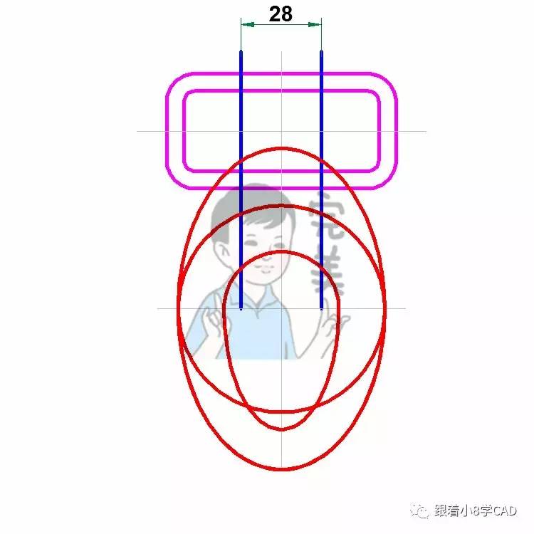 小白之路cad二維練習第20期