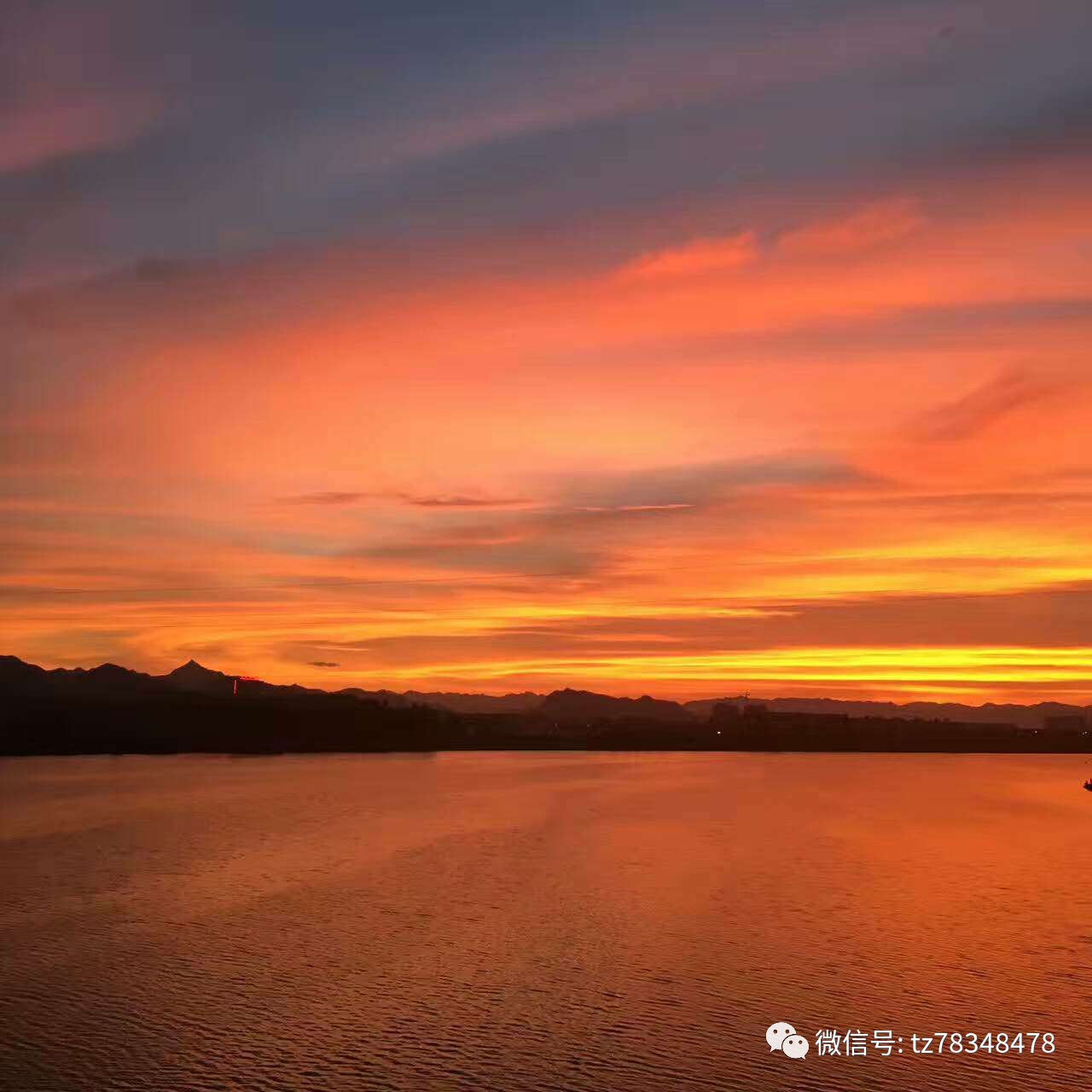 今日頭條浙江天台晚霞紅似火刷爆朋友圈