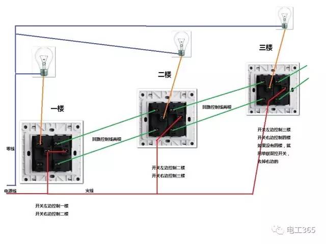 三联双控cad图片