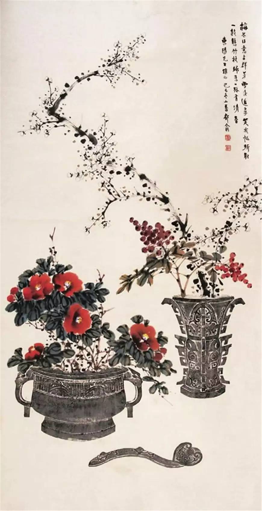 【绘画】孔子瑜孔小瑜花卉博古画