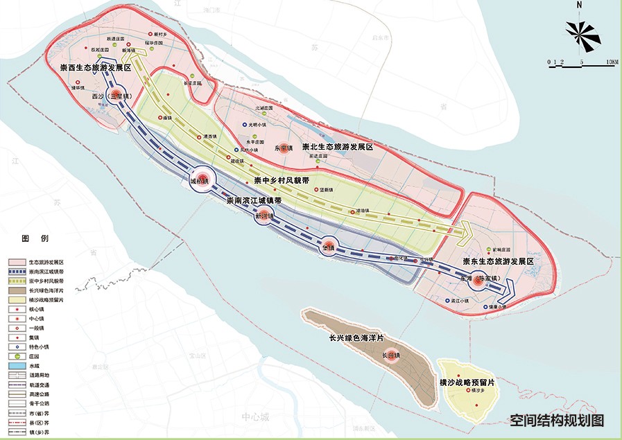 崇明岛规划最新规划图图片