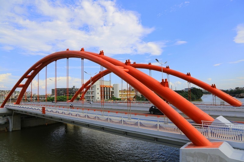 蓬江大桥图片