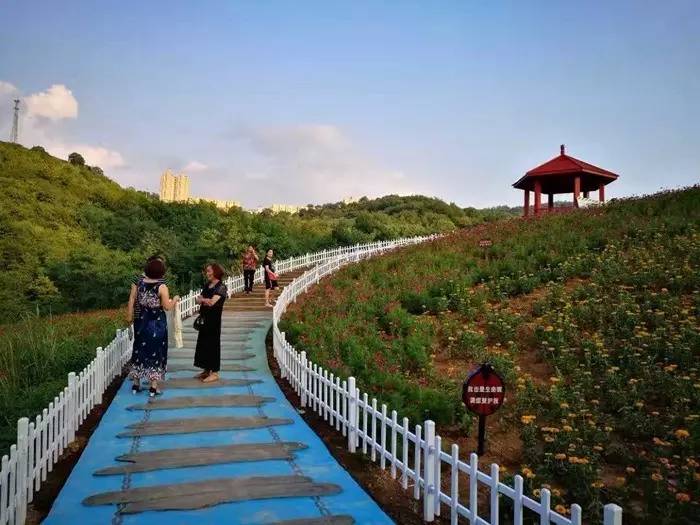 花溪谷景區位於宜君縣城段和南山公園之間的東溝內,總面積2300餘畝.