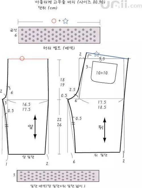 五分运动短裤的制作教程附裁剪图