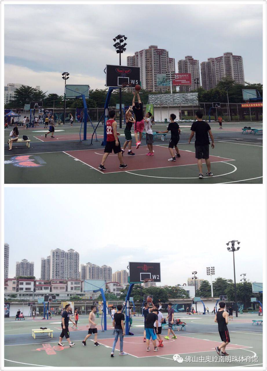 岭南明珠体育馆篮球场图片