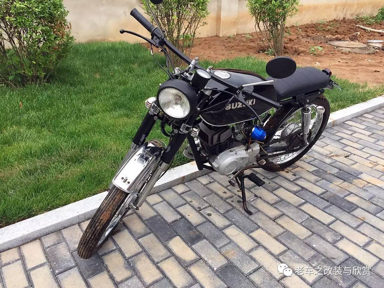 車友作品--鈴木ax100--大可復古機車供稿