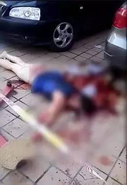女子被刺身亡图片