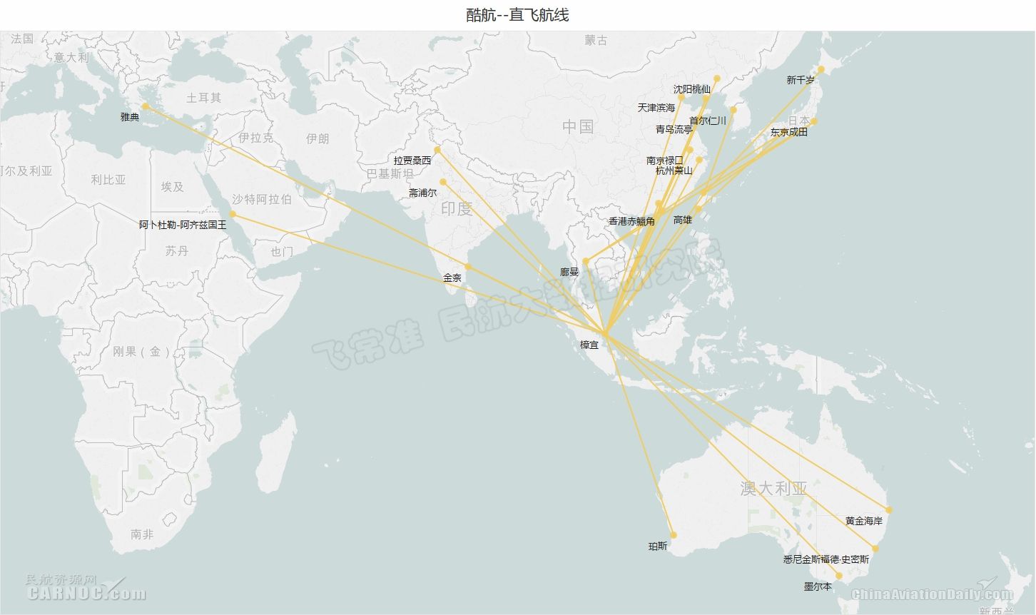 酷航与虎航合并:国内