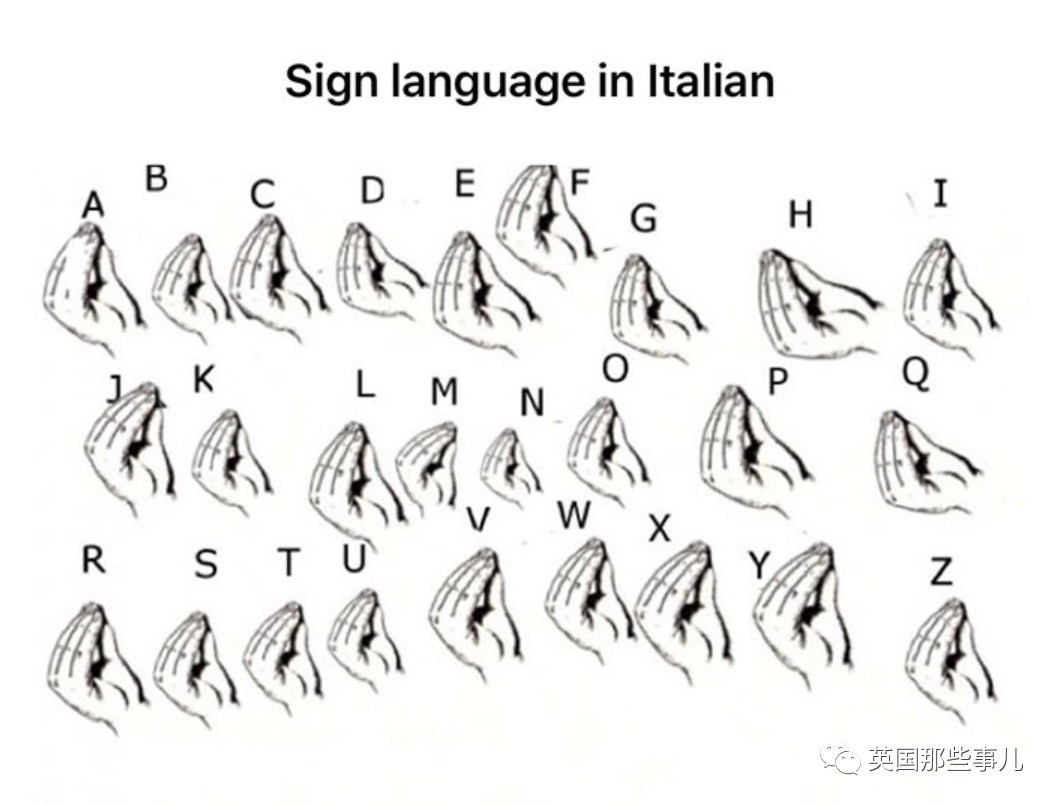 意大利国粹手势图片