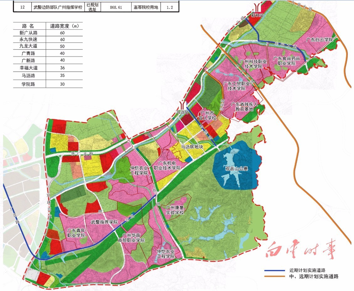 钟落潭街坊岭南马沥居地块新和交通枢纽地块启动征地