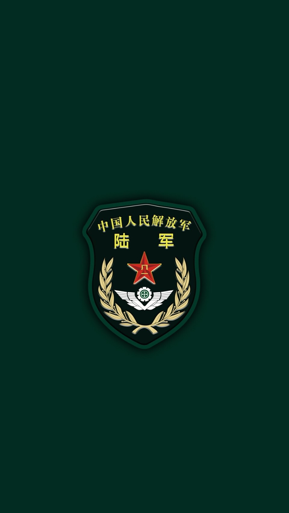 純色軍事壁紙包含解放軍陸海空火箭軍武警部隊以及戰略支援部隊