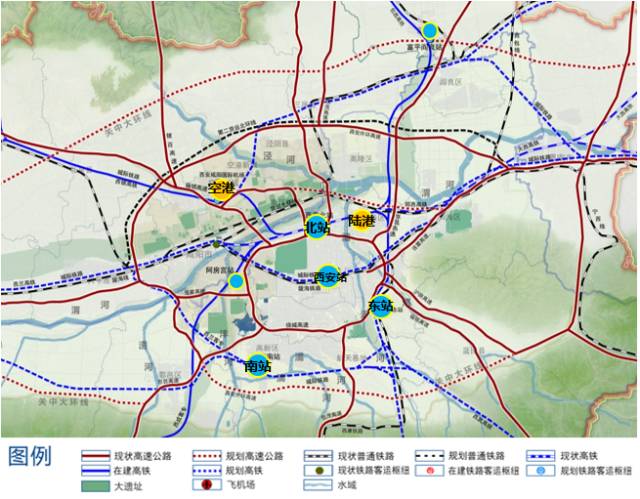 3,構建大西安綜合交通體系