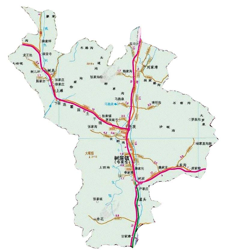 永登县地图 乡镇图片