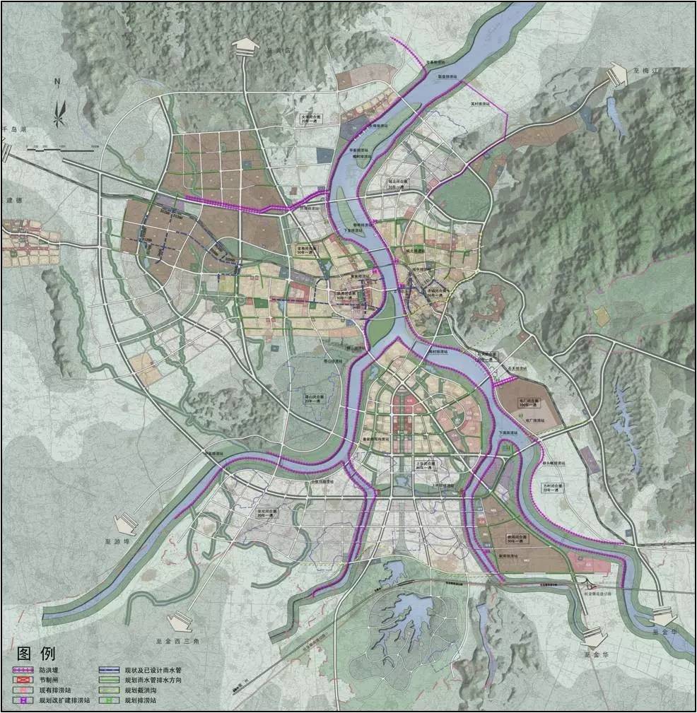 兰溪城区规划图图片