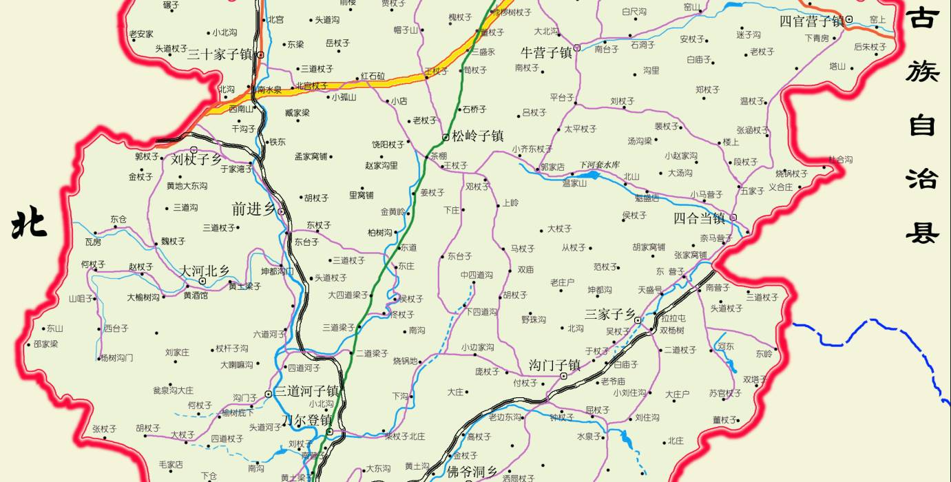 辽宁省凌源市乡镇地图图片