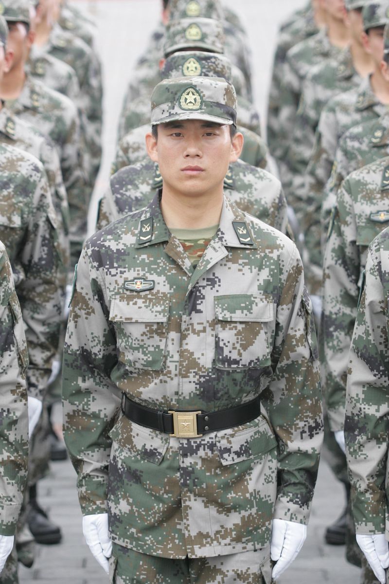 中国陆军服装颜色图片