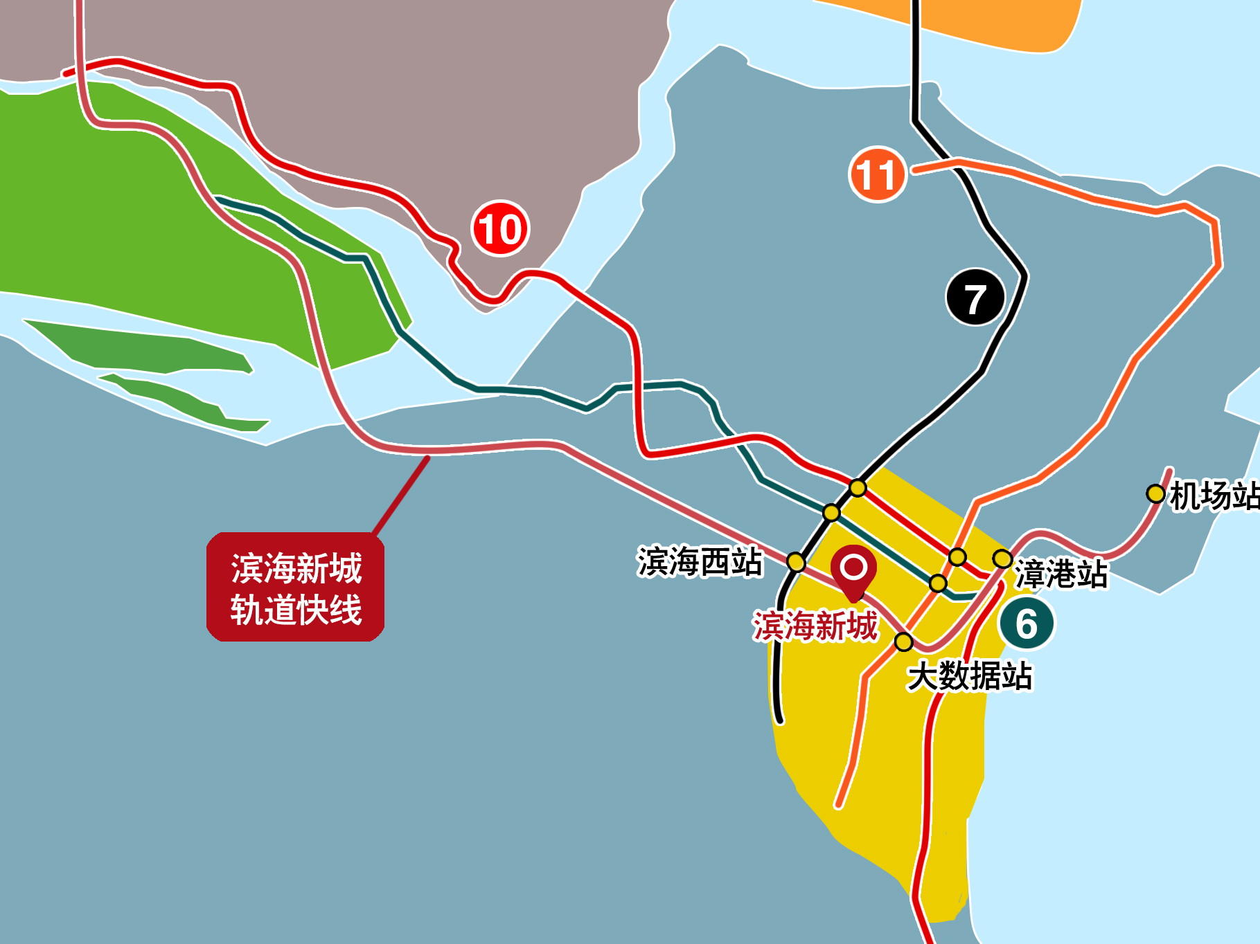 滨海港支线铁路规划图图片
