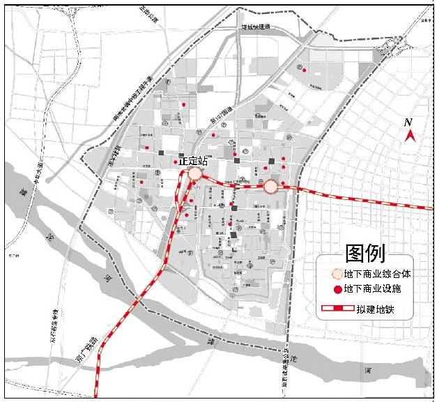 正定地铁规划图图片