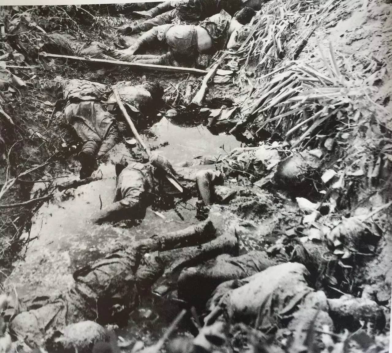 跳崖自杀的日军伤兵塞班岛东北端海岸,又名马皮角,山势险要