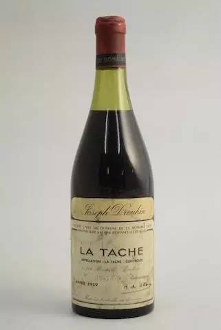 1959年la tche,罗曼尼康帝酒庄 成交价:1,880英镑 2017年4月6日,伦敦