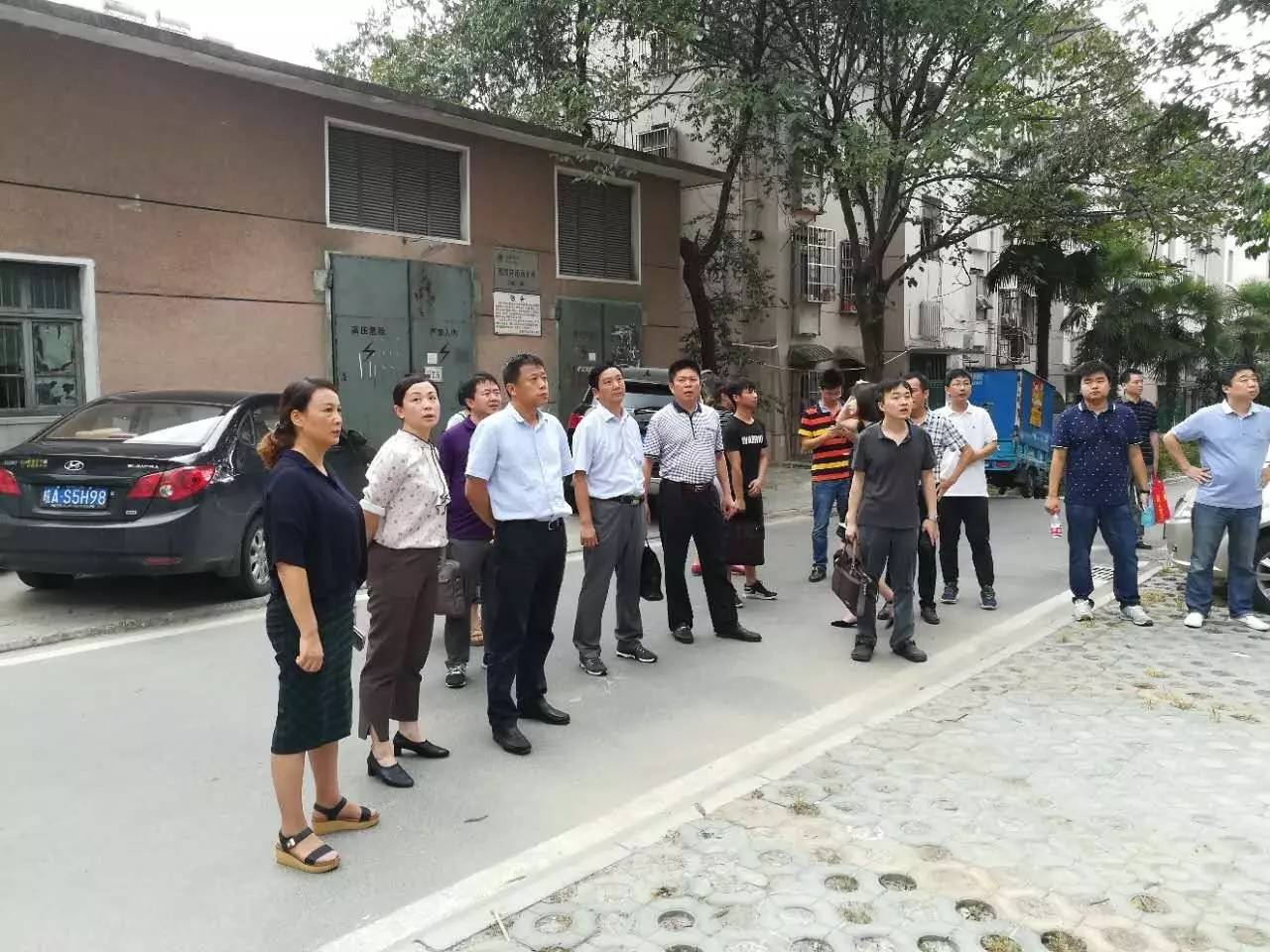 葛斌调研三里庵街道重点项目