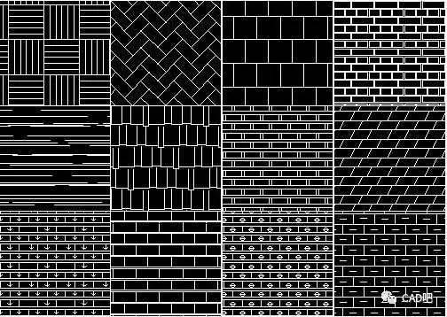 cad地面填充图案表示图片