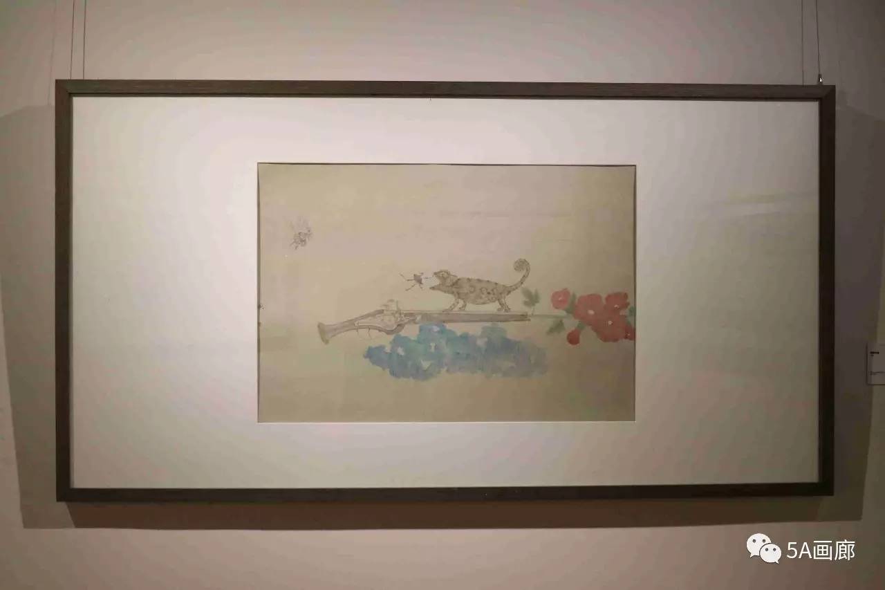 5a现场中国书画工而有意院聘工笔画家邀请展在京开幕