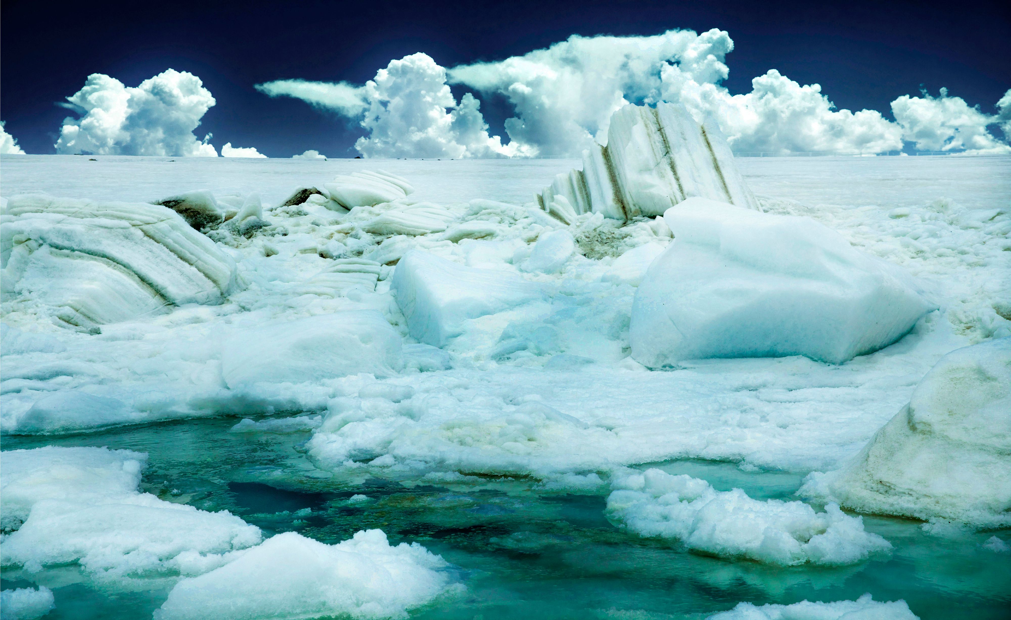 祁连山八一冰川图片