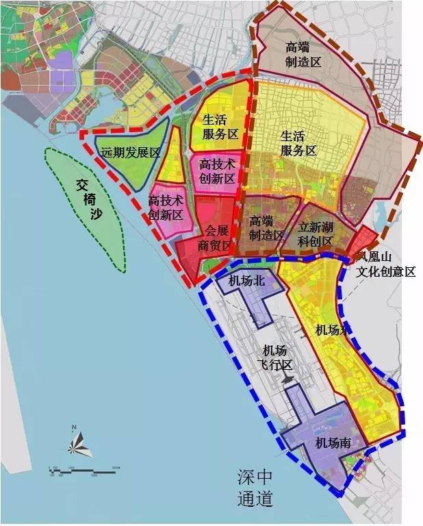 深圳空港新城规划图图片