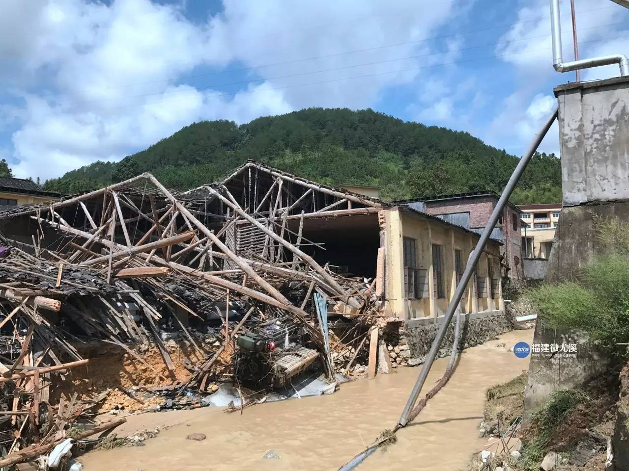 【突发】昨晚,尤溪新阳遭遇暴雨突袭!一厂房倒塌,造成人员伤亡!