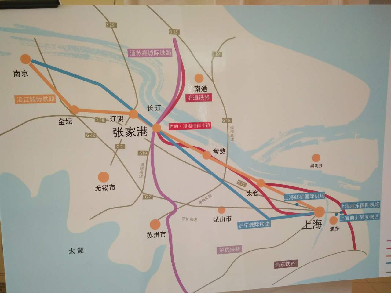 张家港站 位置图片