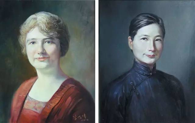 《华南女子学院肖像系列,华南女子学院第三任校长王世静(任期1928