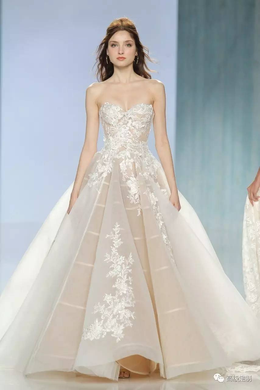 lahav bridal 2018早春婚紗系列,迴歸維多利亞時期的高定嫁衣,美的讓