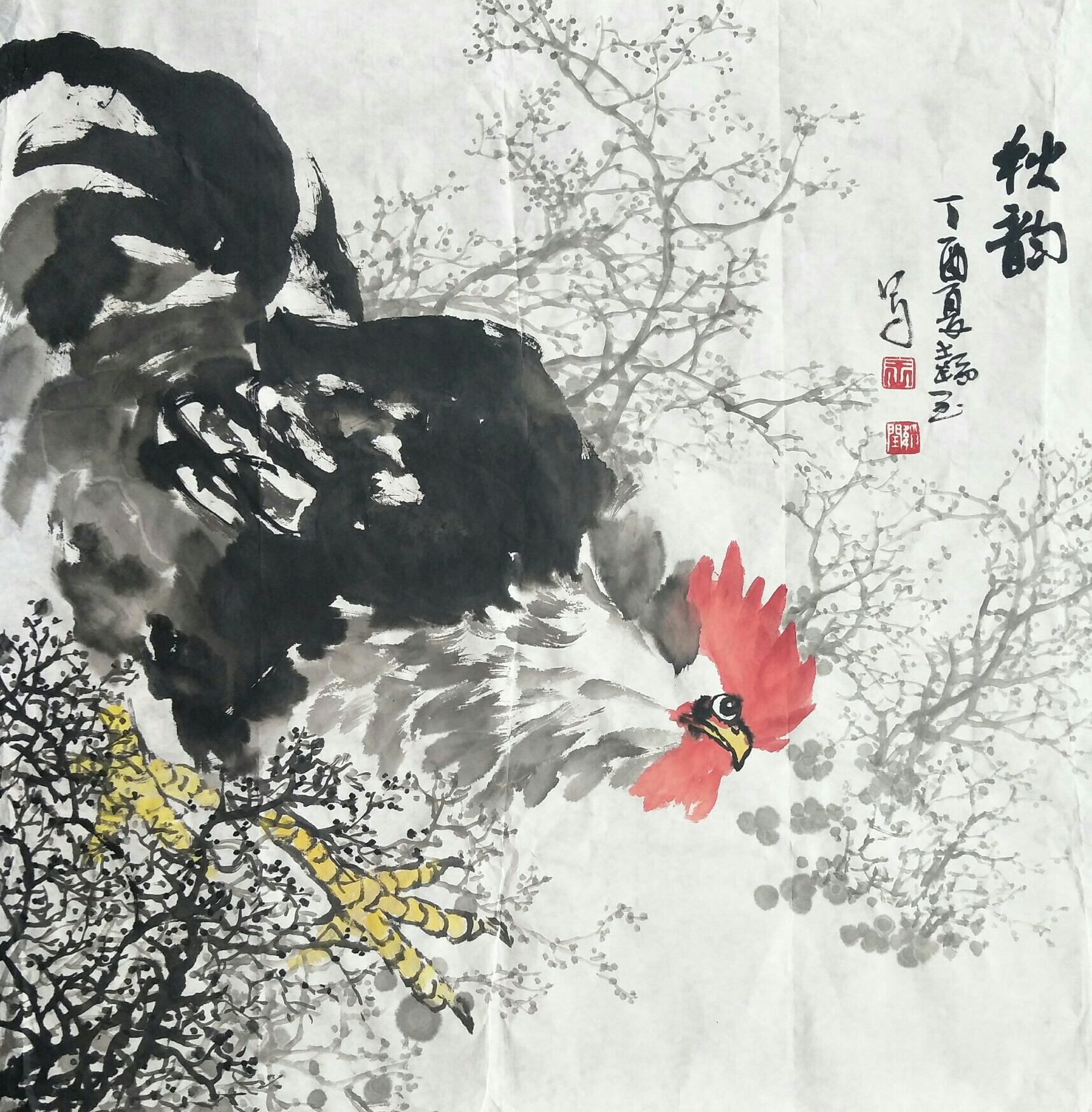 辽宁画鸡的画家图片
