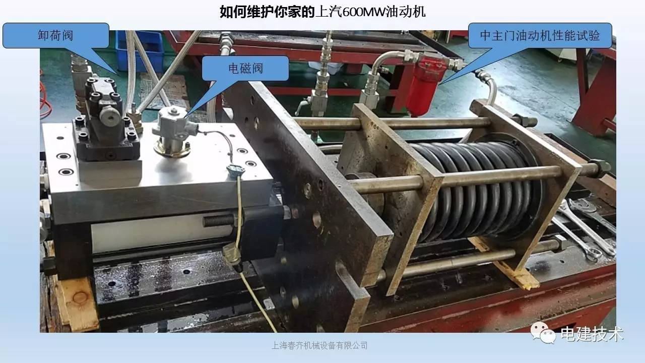 汽機技術如何維護上汽600mw油動機