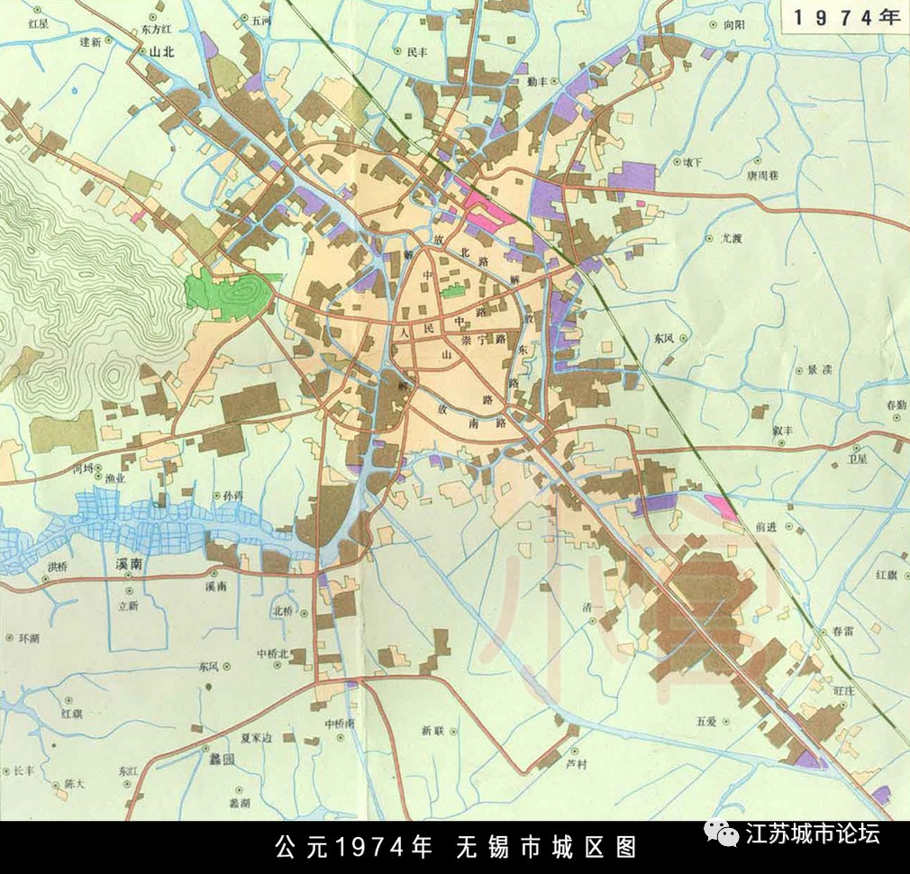 1998年无锡市地图图片