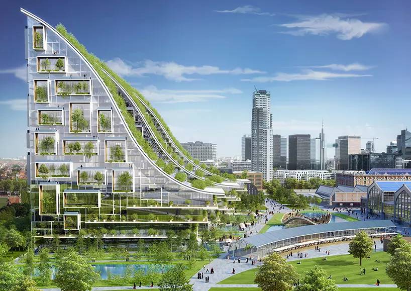 景观与建筑真正融合——未来城市中心生态社区