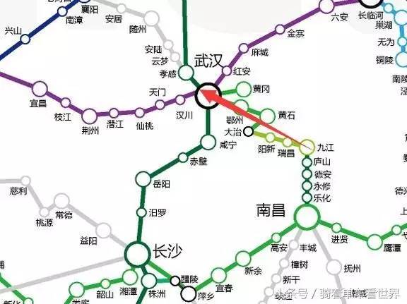 200km/h地位:結束都昌無火車的歷史合(肥)安(慶)九(江)高鐵通車時間