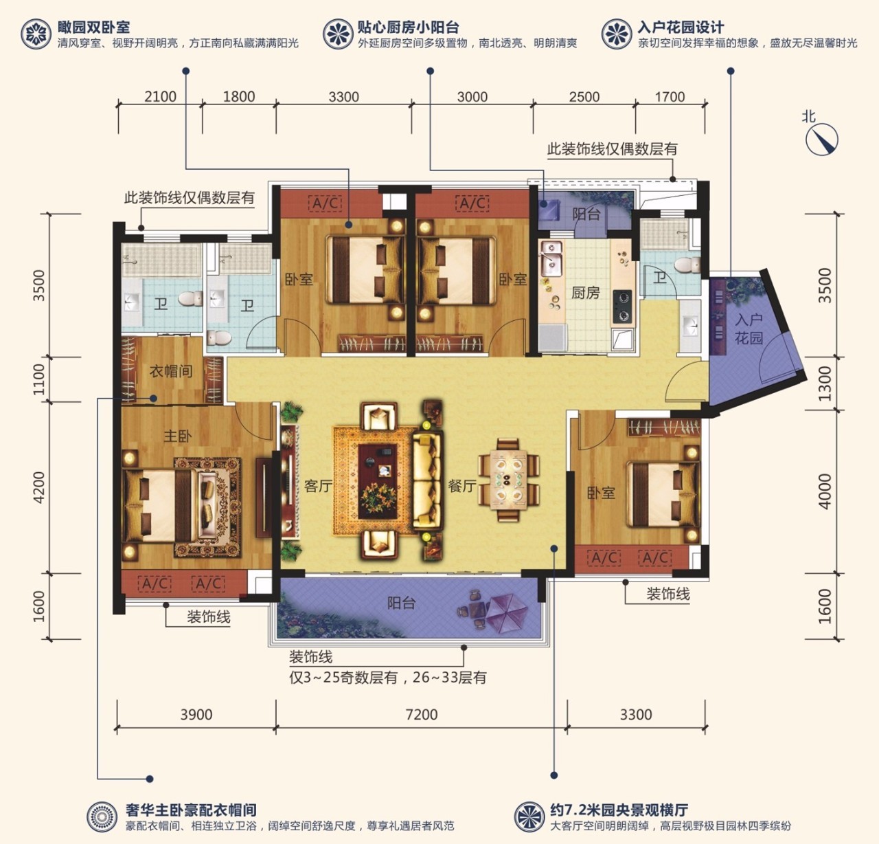 恩平融创望江府户型图图片