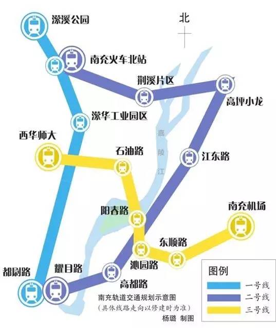 南充轻轨123号线啥时候开始建设看了这个你就明白了