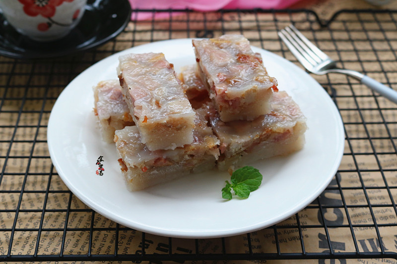 詳細教您做廣東特色點心,臘香芋頭糕