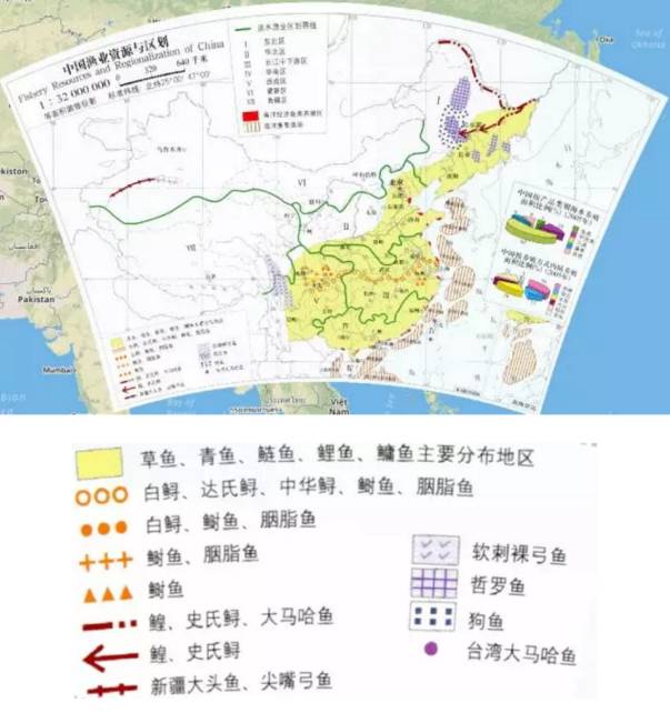 中国渔业地图大全