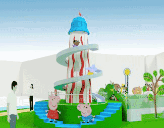 300㎡小猪佩奇主题游乐场来了还有70游览区免费玩