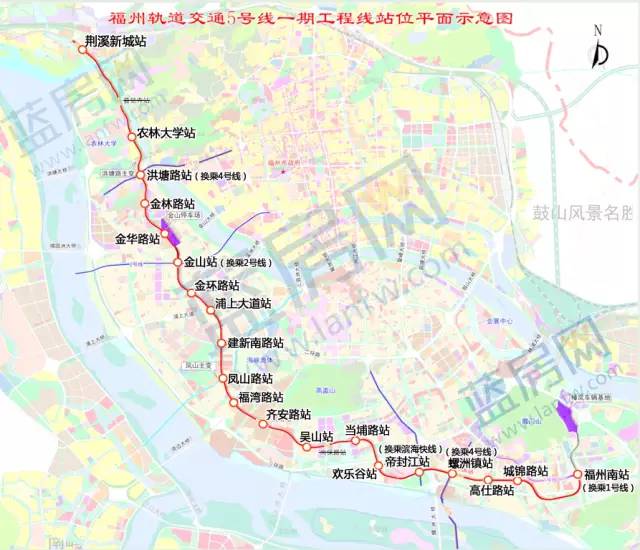 福州地铁11号线规划图图片