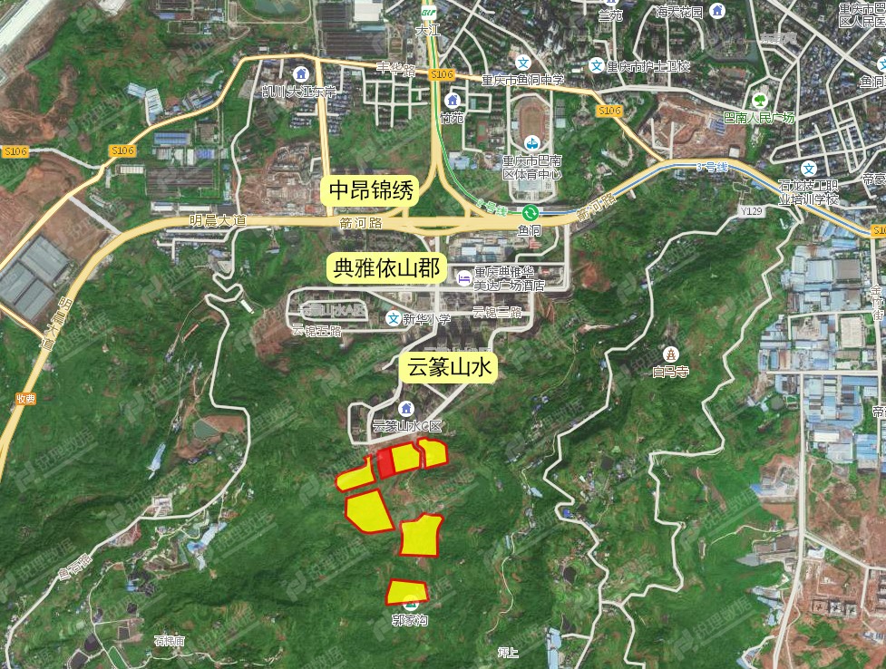 2017下半年主城区预供应土地预报巴南区篇